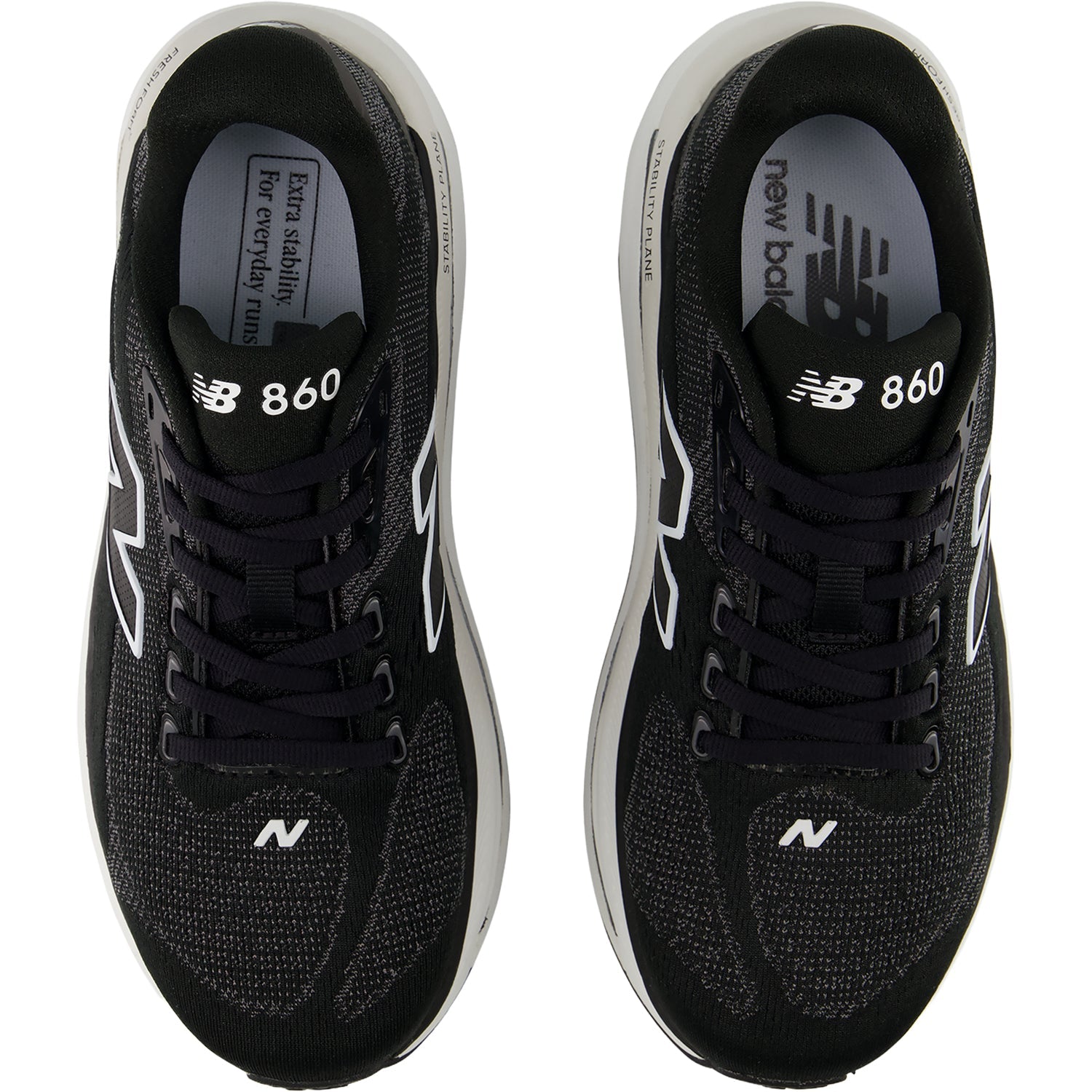 New Balance Fresh Foam X 860v15 (Stability Support) Women's Athletic Shoes Black/White