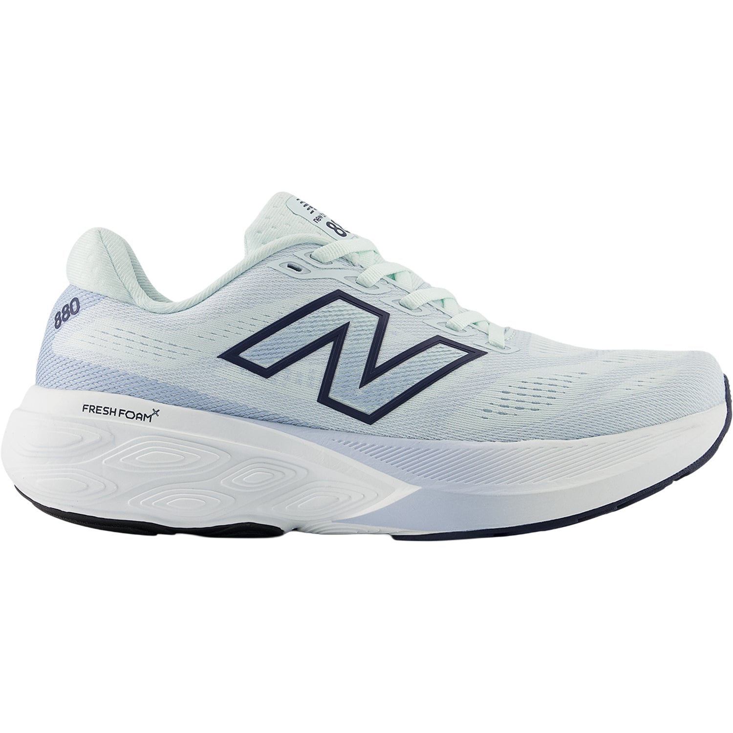 New Balance W880411 (Neutral Support) Women's Athletic Shoes Glint Blue/NB Navy