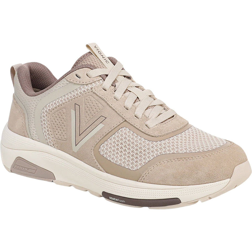 Vionic Walk Strider Knit Women's Athletic Shoes Lucid Beige