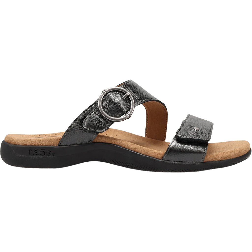 Taos Westside Women's Sandals Black Metallic
