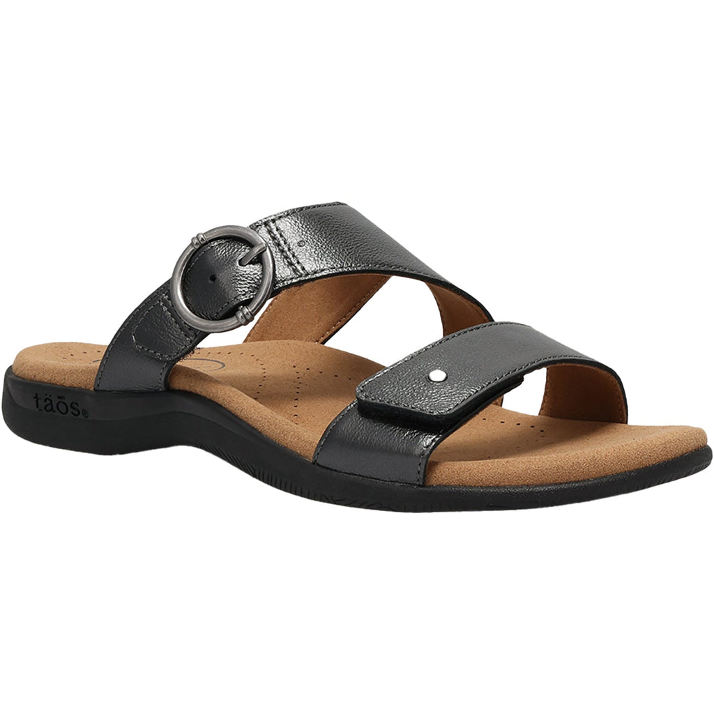 Taos Westside Women's Sandals Black Metallic