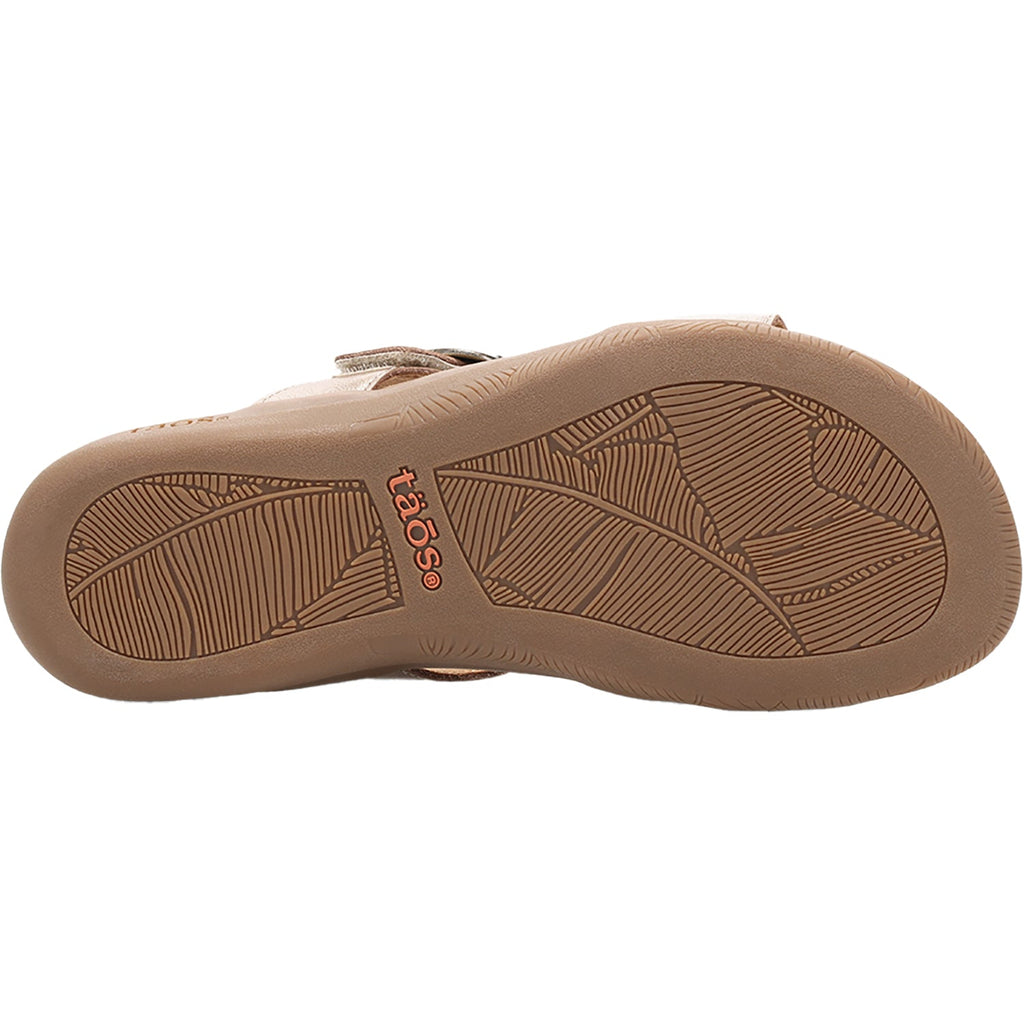 Taos Westside Women's Sandals Champagne Metallic