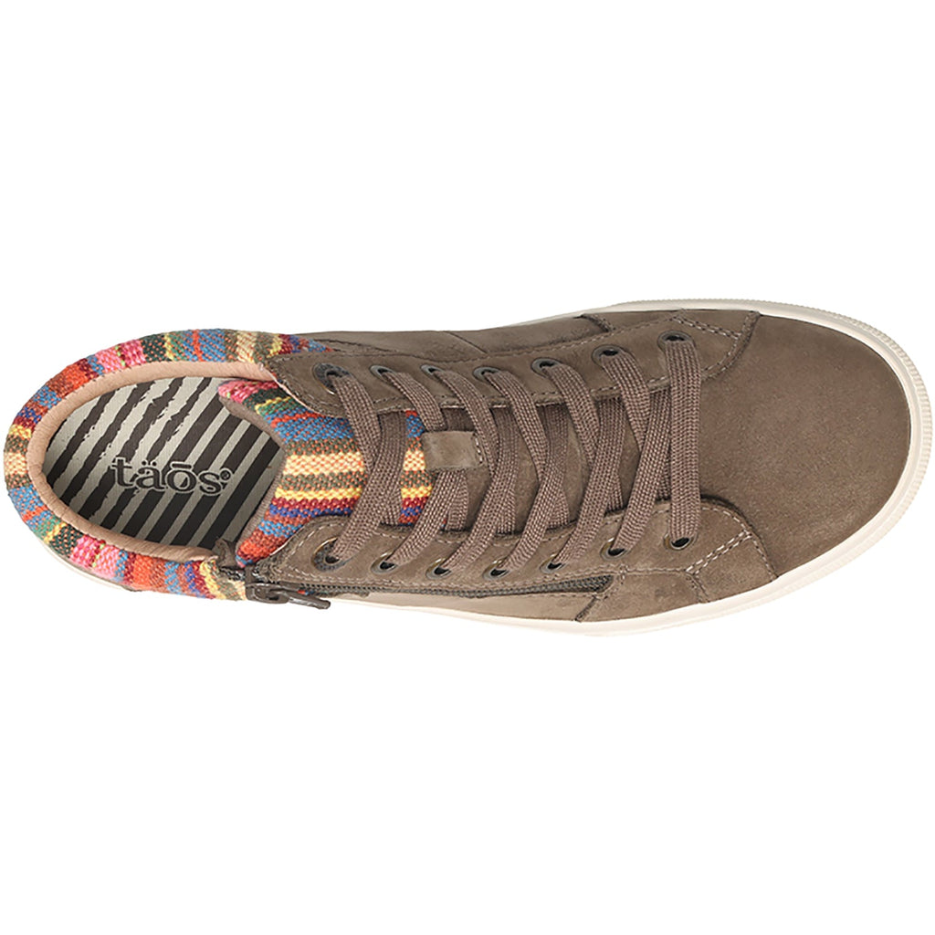 Taos Winner Women's Lace Up Shoes Dark Taupe Nubuck