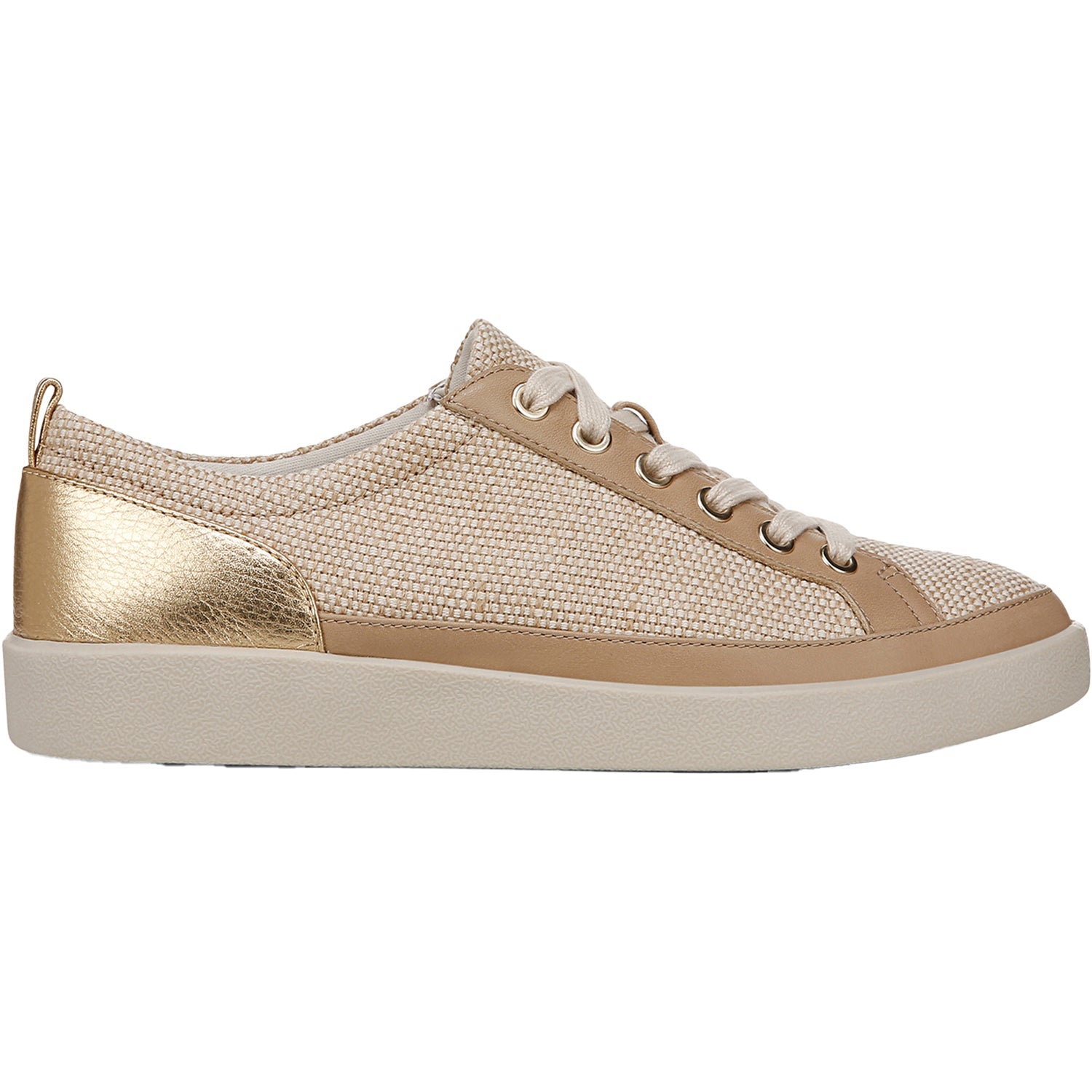 Vionic Winny Women's Sporty Lace Up Shoes Natural/Gold