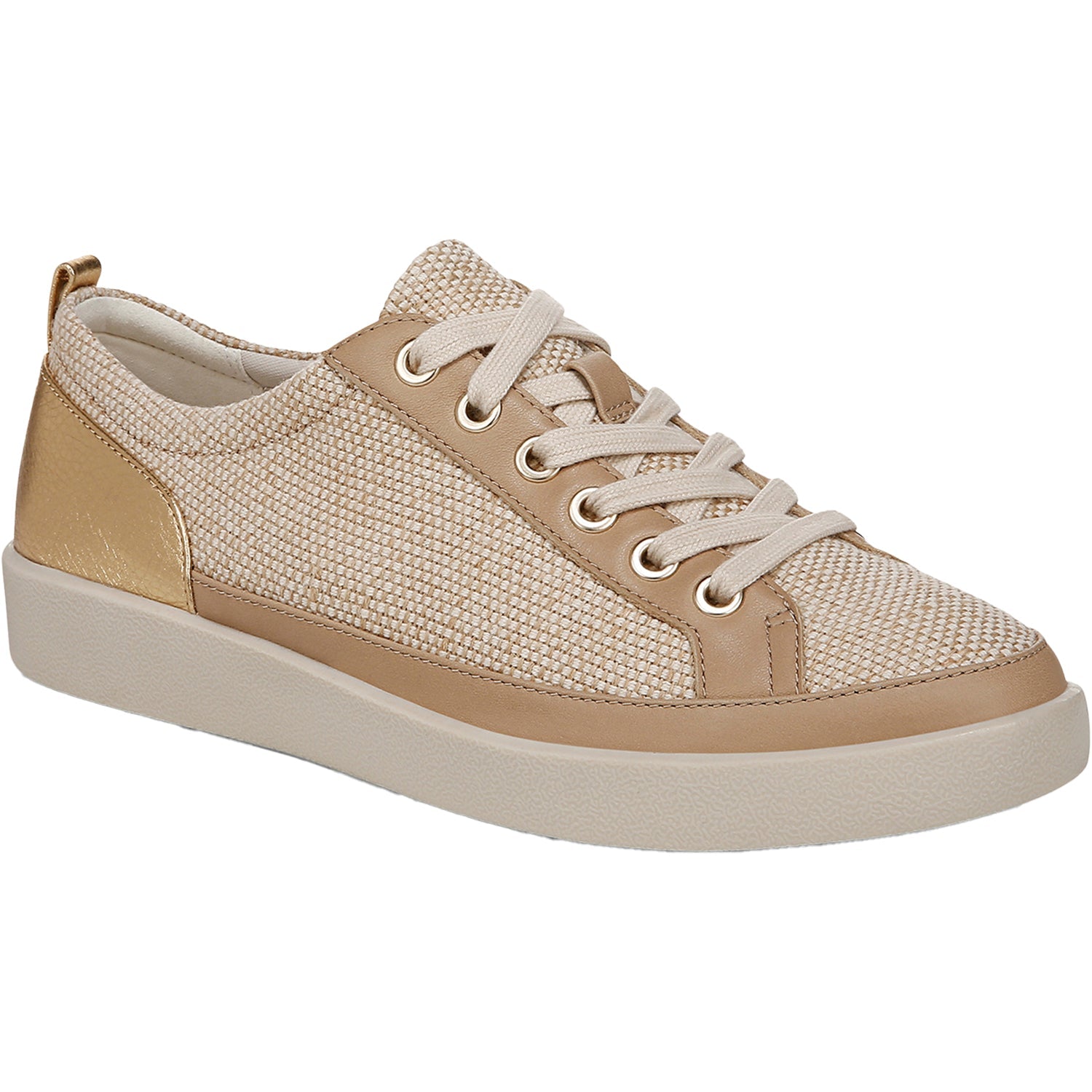 Vionic Winny Women's Sporty Lace Up Shoes Natural/Gold