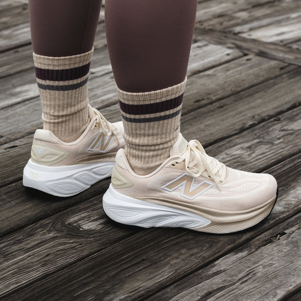 New Balance WMORLB6 (Neutral Support) Women's Athletic Shoes Permafrost/Bisque/NB103 White