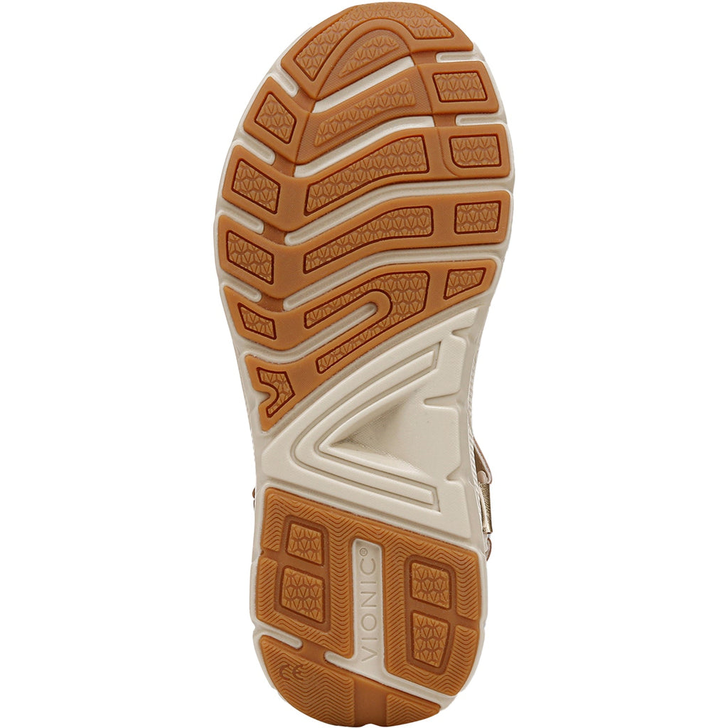 Vionic Walk Max Wanderer Women's Outdoor Sandals Parchment/Gold