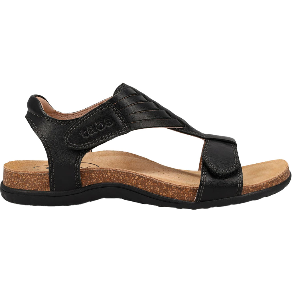 Taos Wonderful Women's Sandals Thong Sandals Black Leather