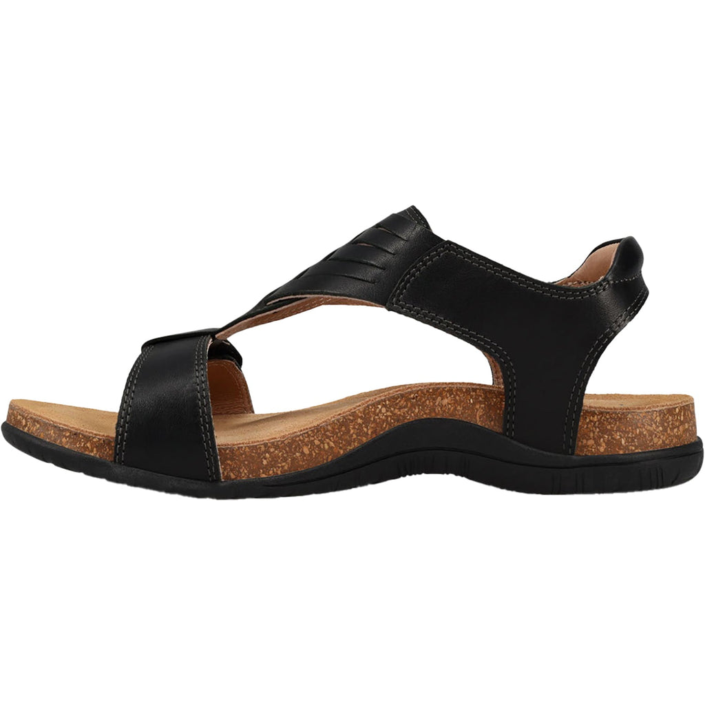 Taos Wonderful Women's Sandals Thong Sandals Black Leather