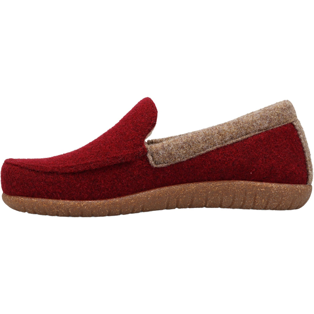 Taos Woolfer Women's Slippers Cranberry