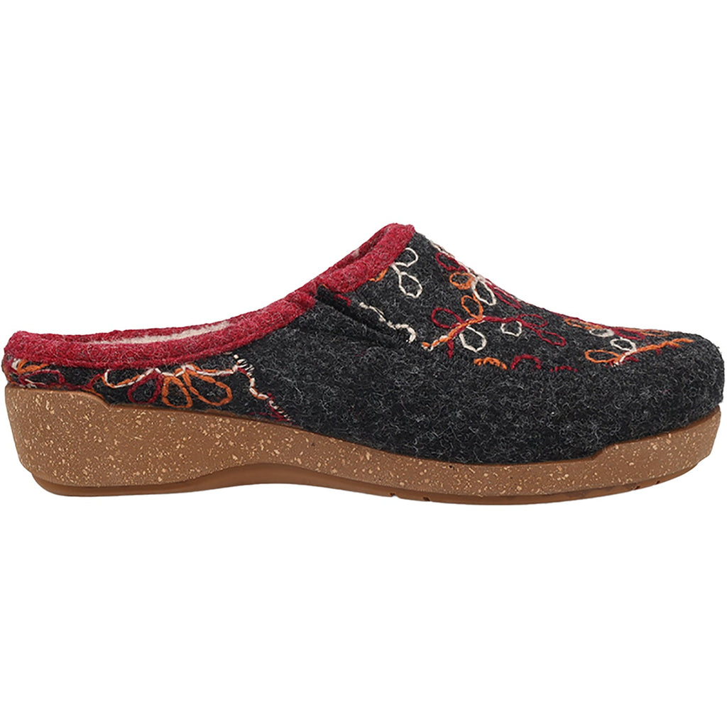 Taos Woolflower Women's Slippers Charcoal