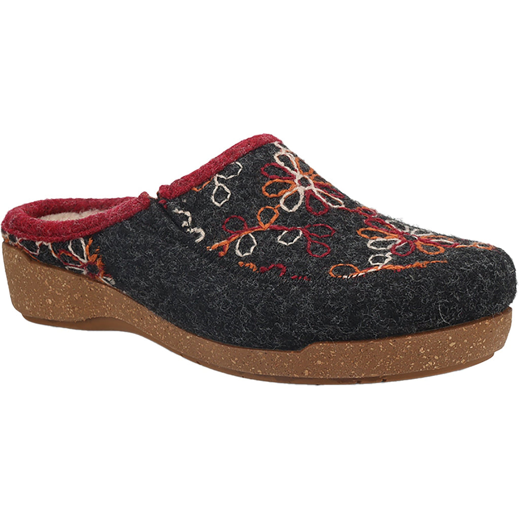 Taos Woolflower Women's Slippers Charcoal
