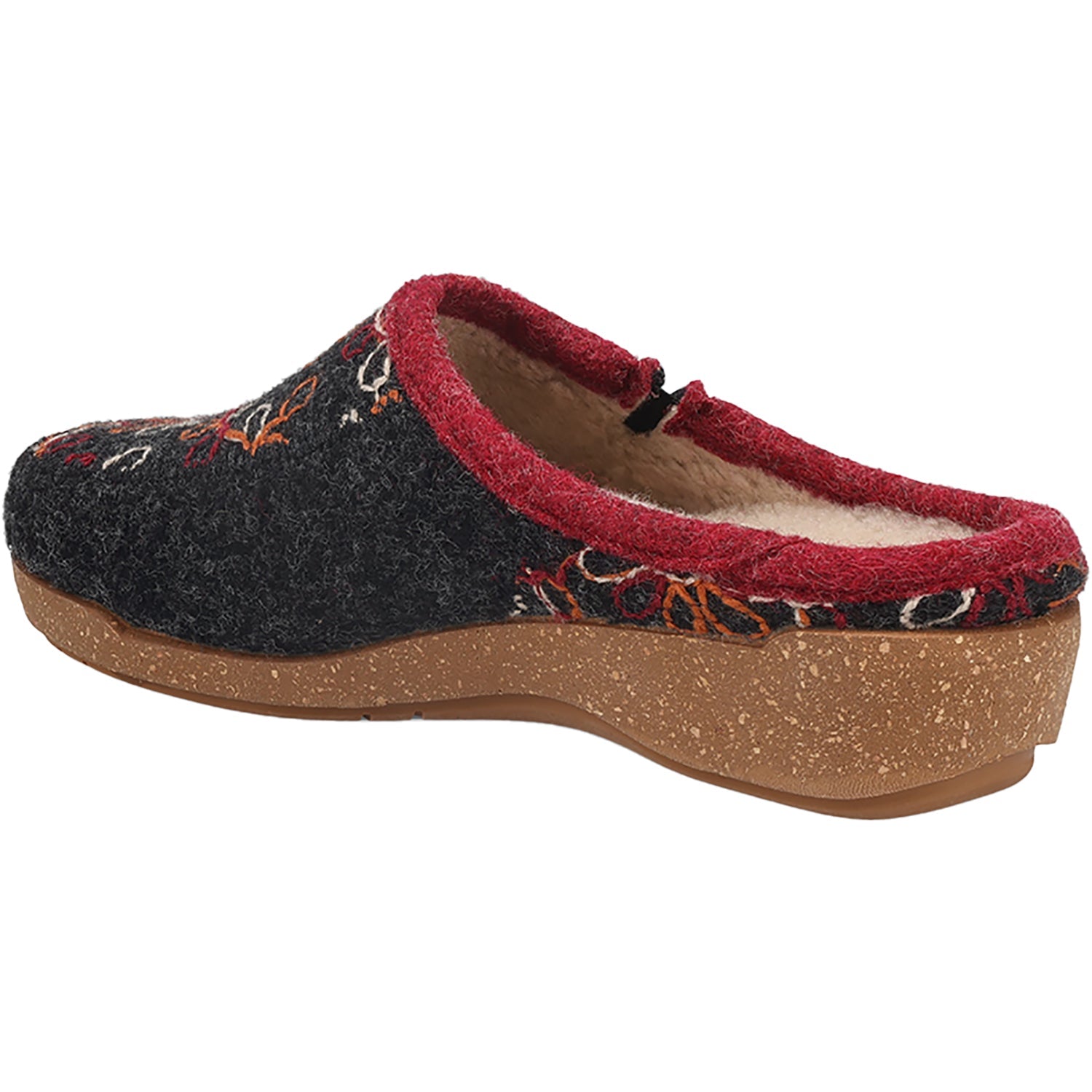 Taos Woolflower Women's Slippers Charcoal