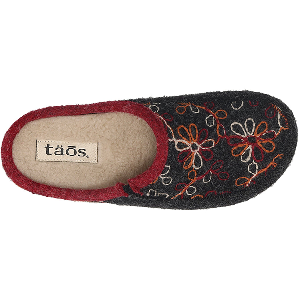 Taos Woolflower Women's Slippers Charcoal
