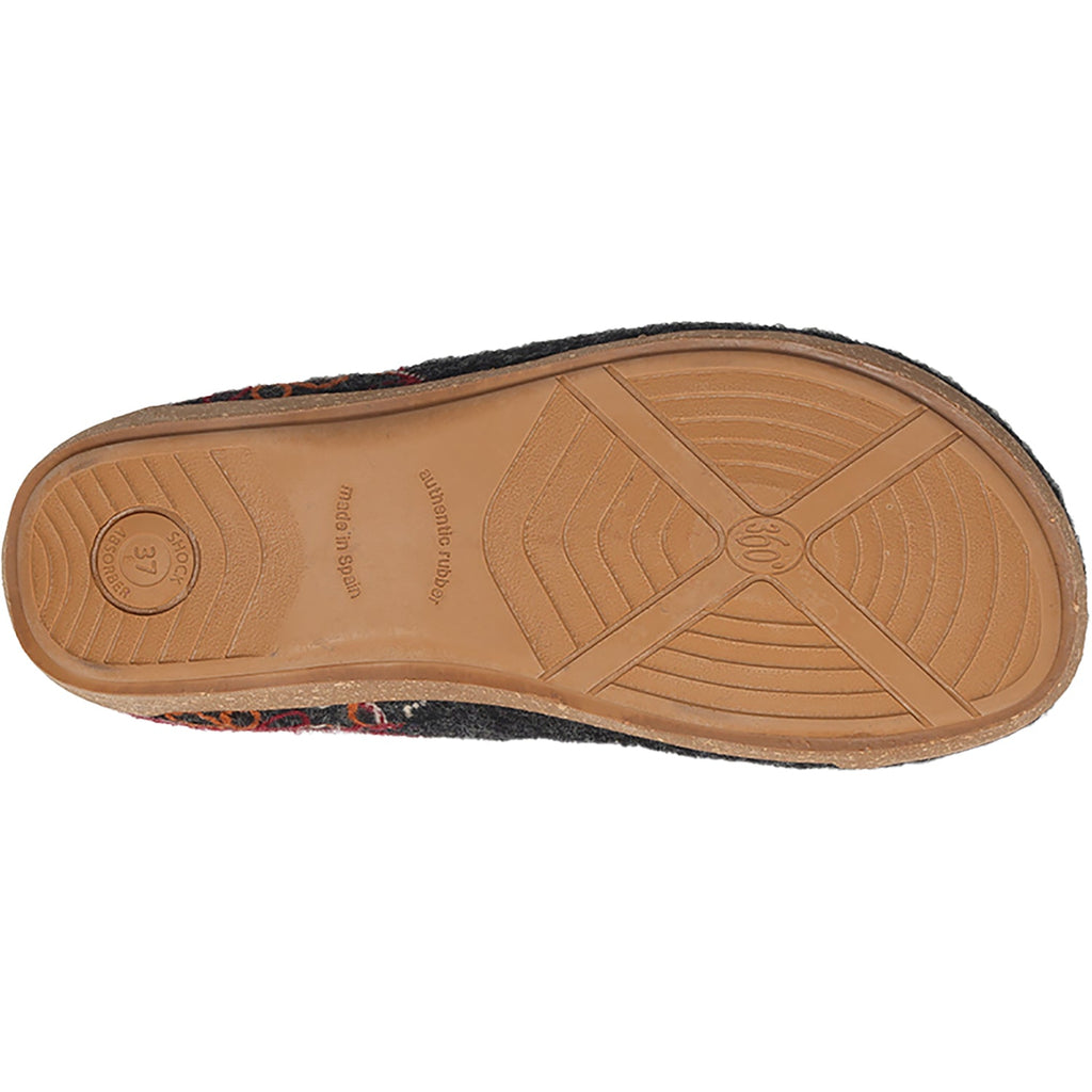 Taos Woolflower Women's Slippers Charcoal