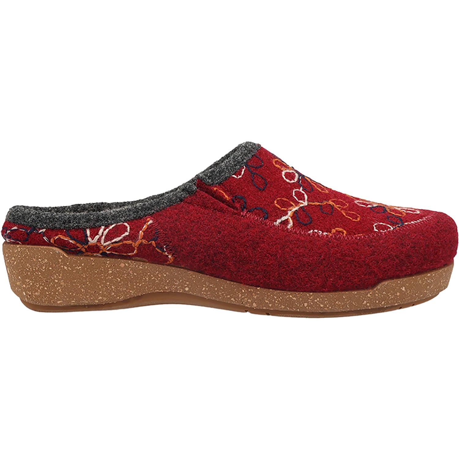 Taos Woolflower Women's Clogs Cranberry