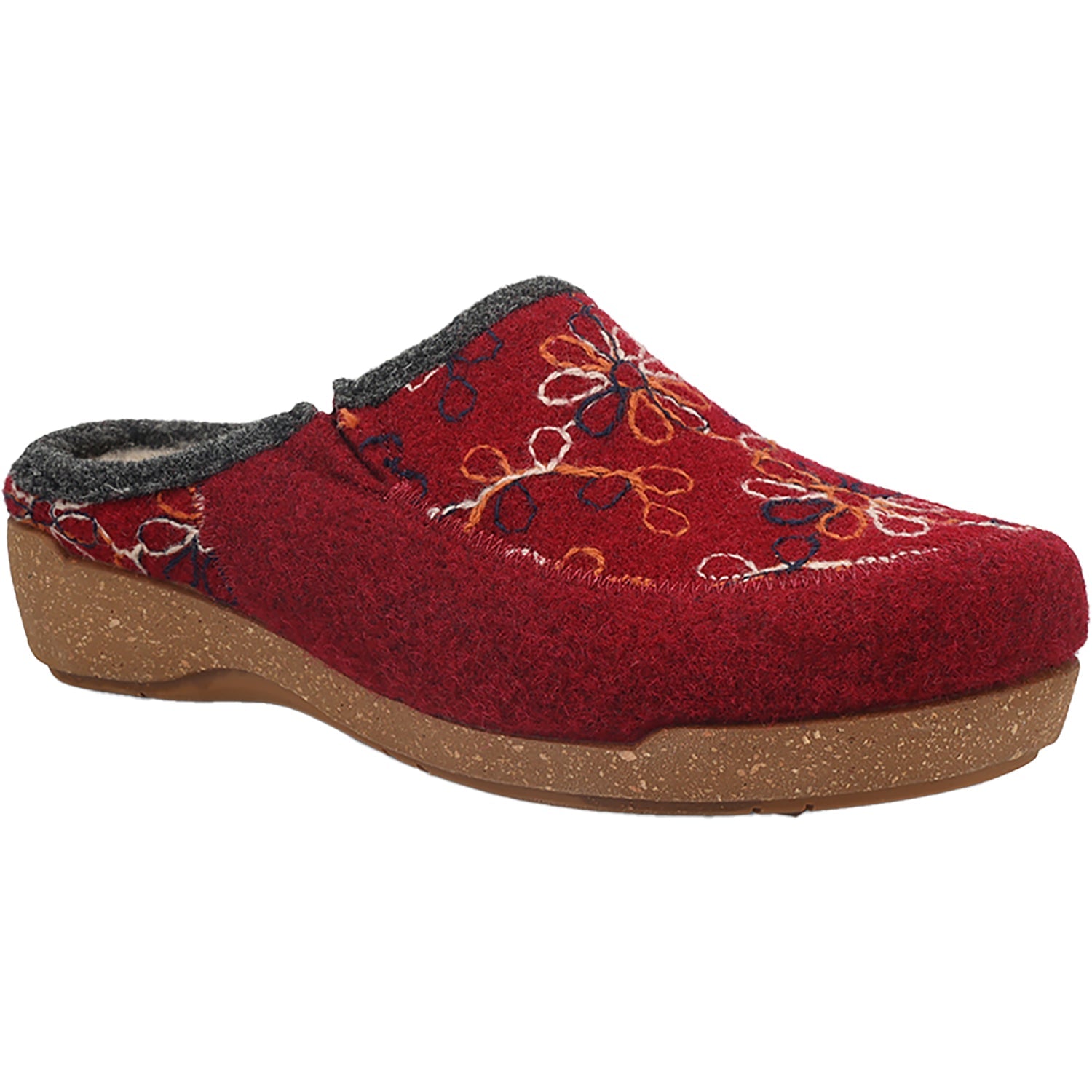 Taos Woolflower Women's Clogs Cranberry