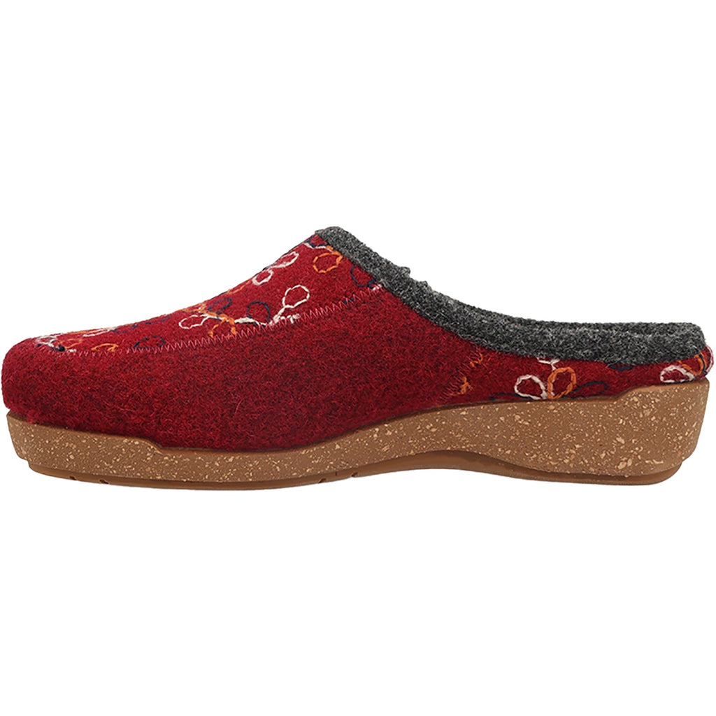 Taos Woolflower Women's Clogs Cranberry