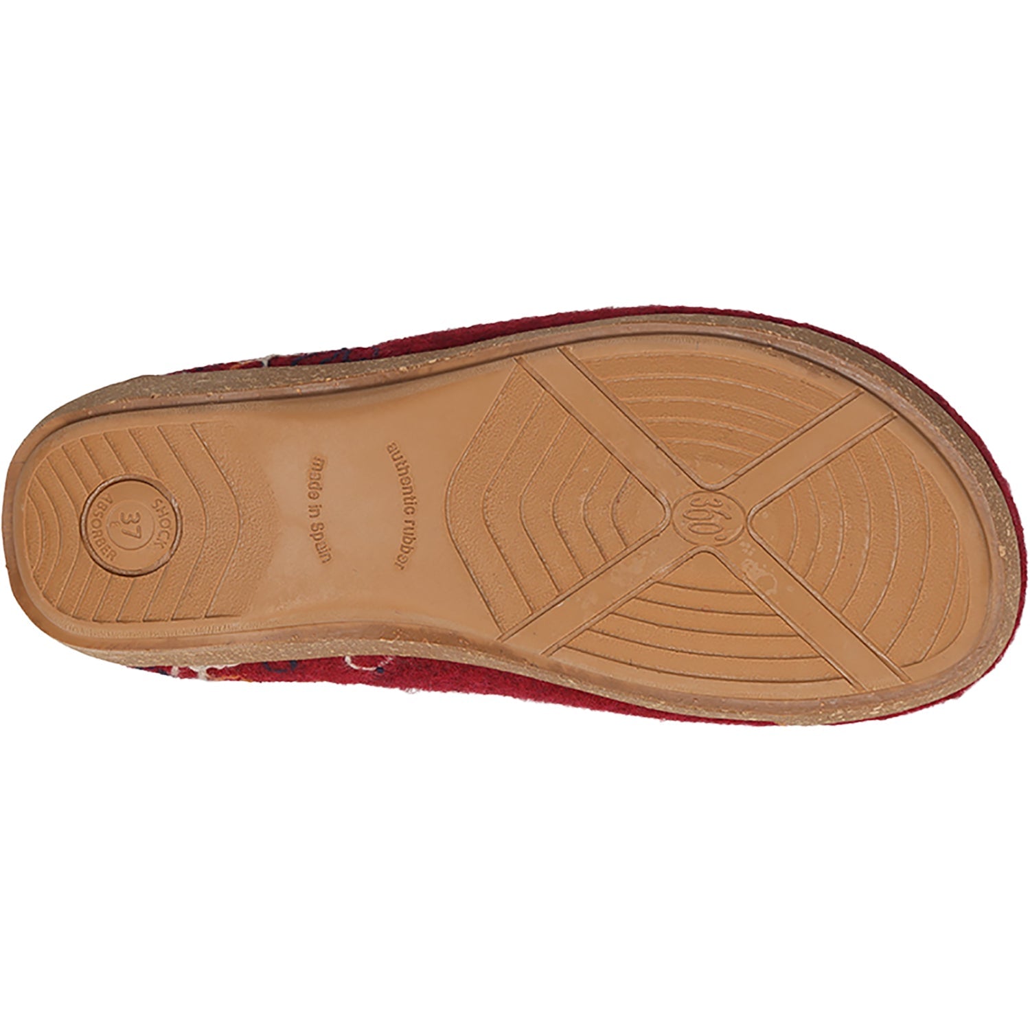 Taos Woolflower Women's Clogs Cranberry