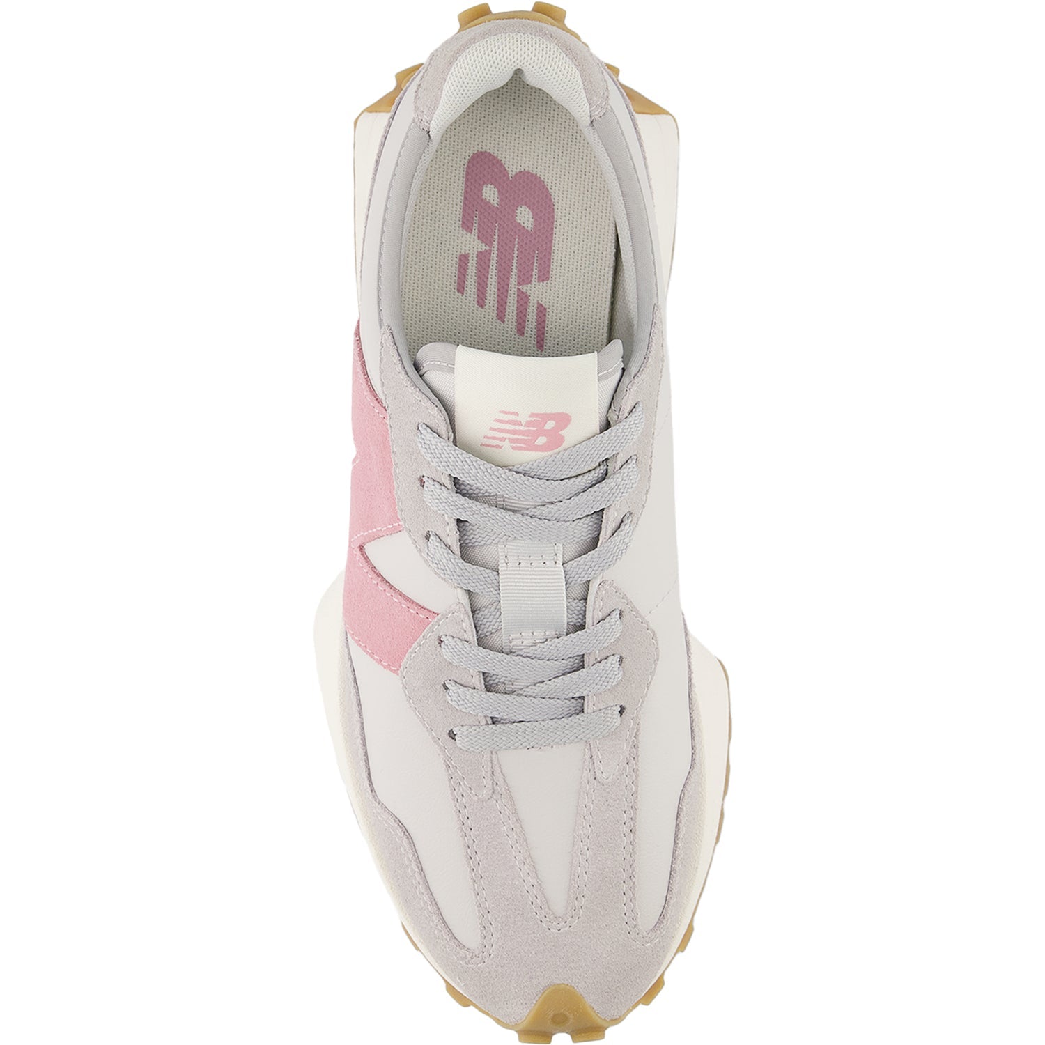 New Balance WS327KAZ Women's Athletic Shoes Rain Cloud/Pink Tiffany