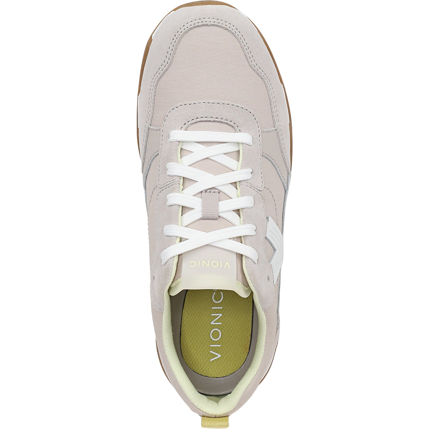 Vionic Walk Slim Glide Women's Sporty Lace Up Shoes Chateau Grey