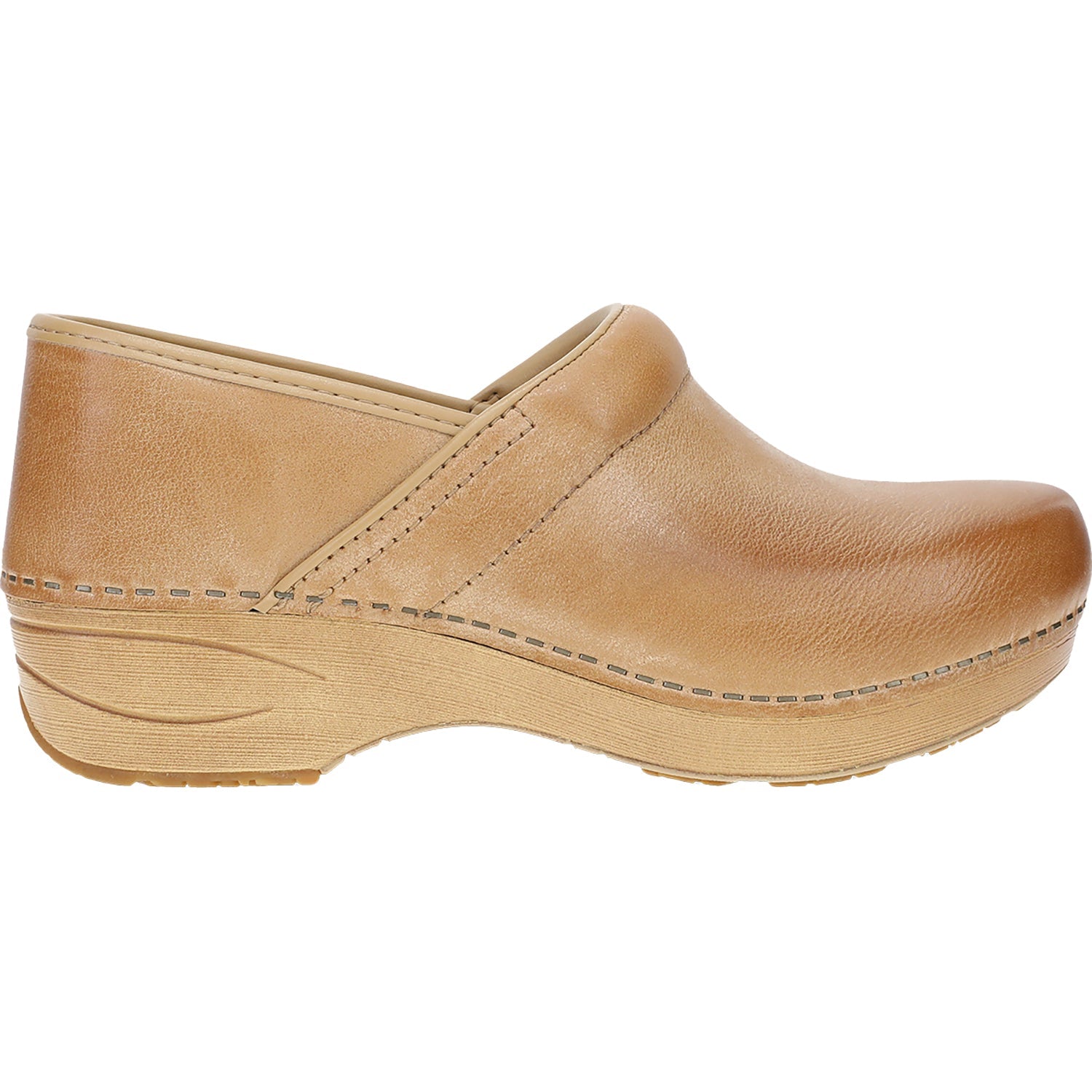 Dansko XP 20 Women's Closed Back Clogs Honey Distressed Leather