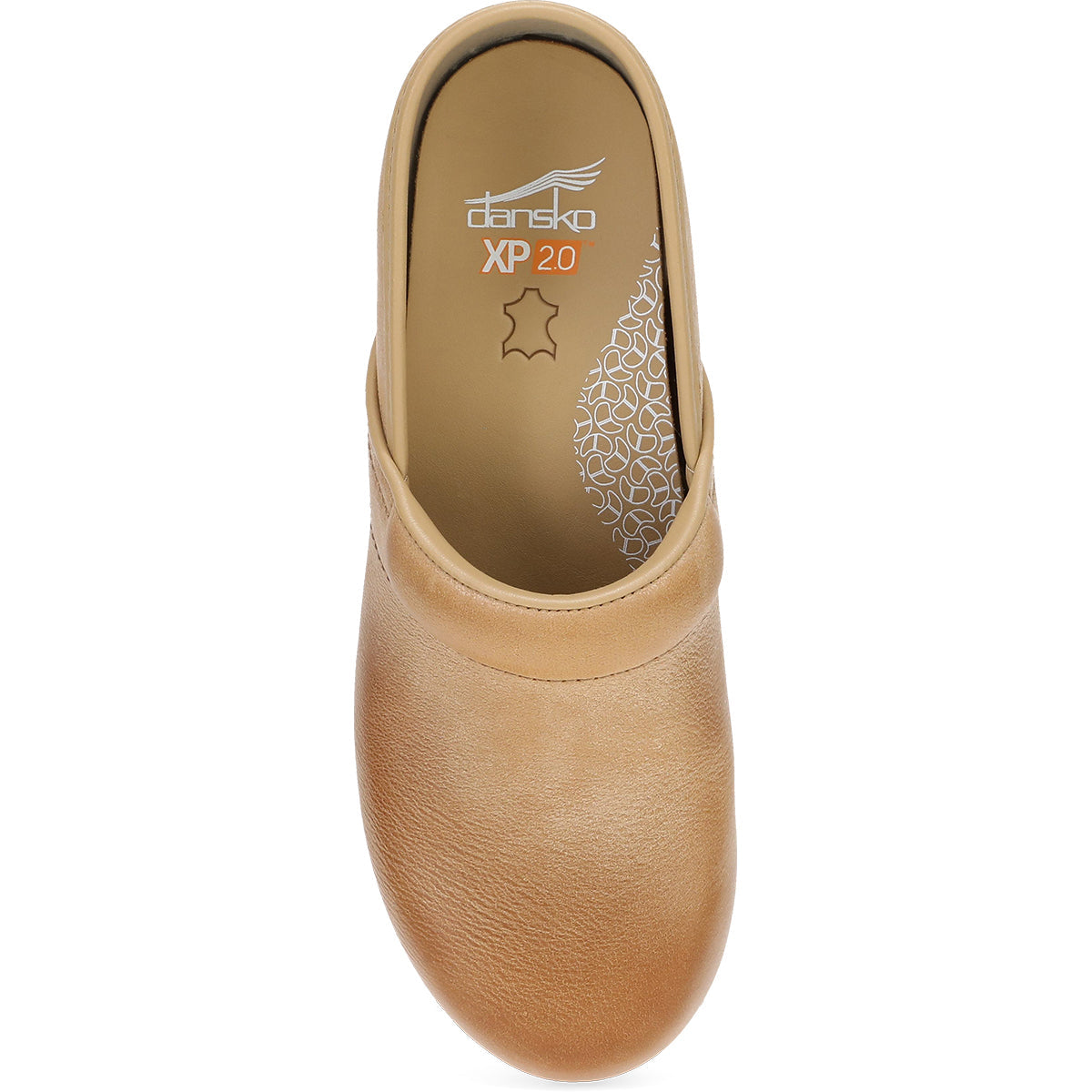 Dansko XP 20 Women's Closed Back Clogs Honey Distressed Leather