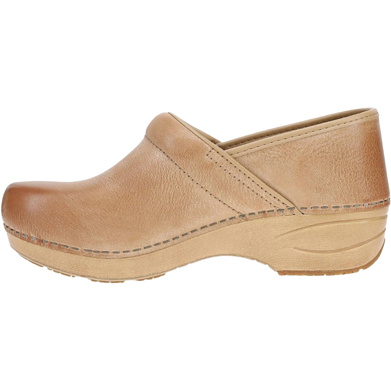 Dansko XP 20 Women's Closed Back Clogs Honey Distressed Leather