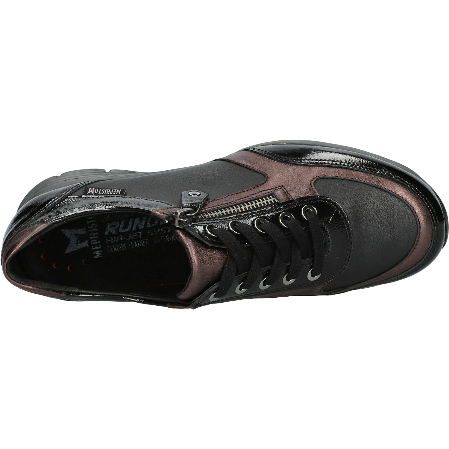 Mephisto Ylona Vernis Women's Lace Up Shoes Black