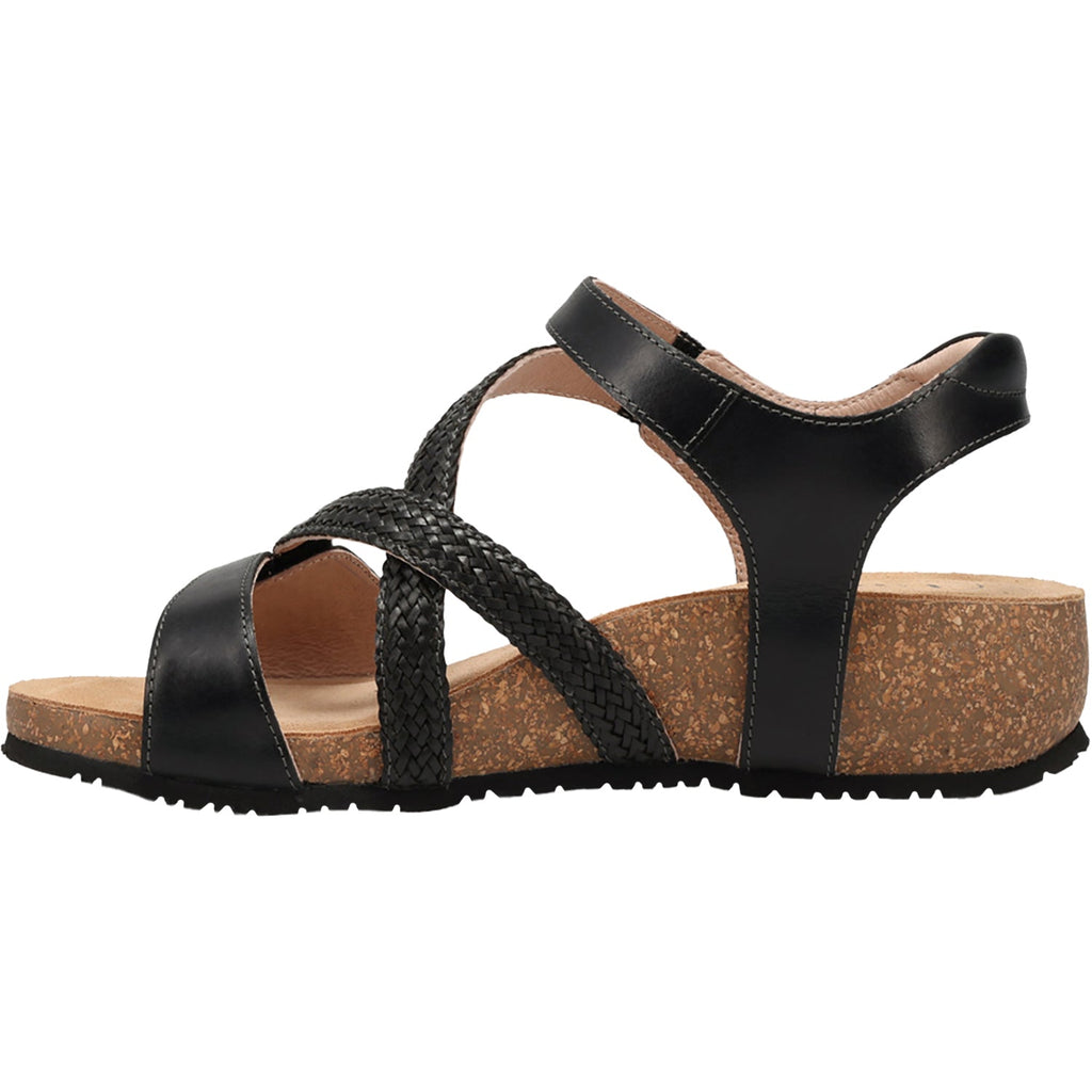Taos Zanzibar Women's Sandals Black Leather
