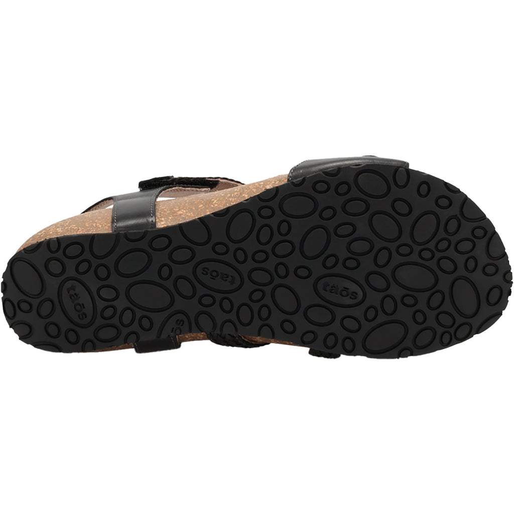 Taos Zanzibar Women's Sandals Black Leather