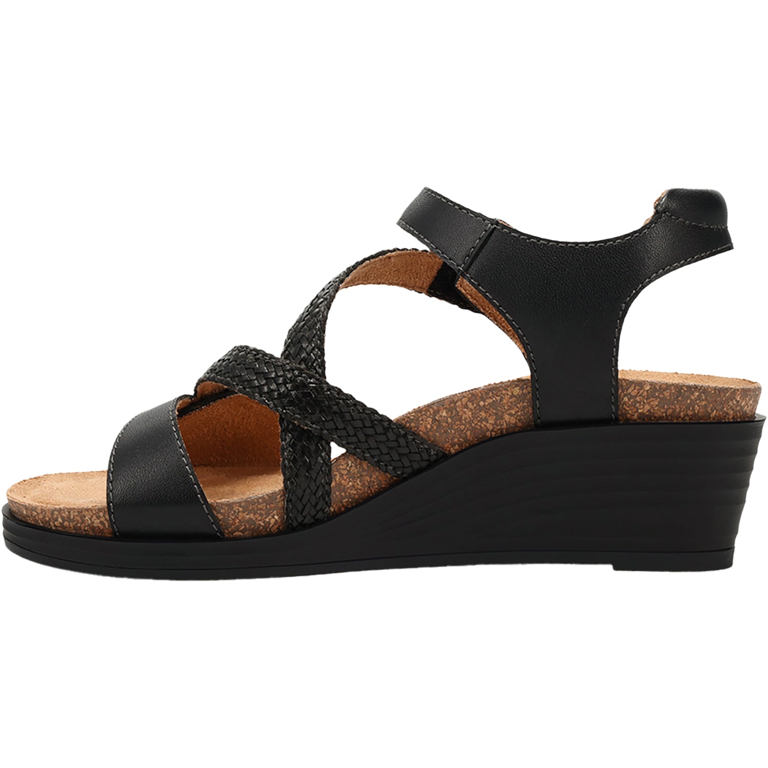 Taos Zecret Women's Wedge Sandals Black