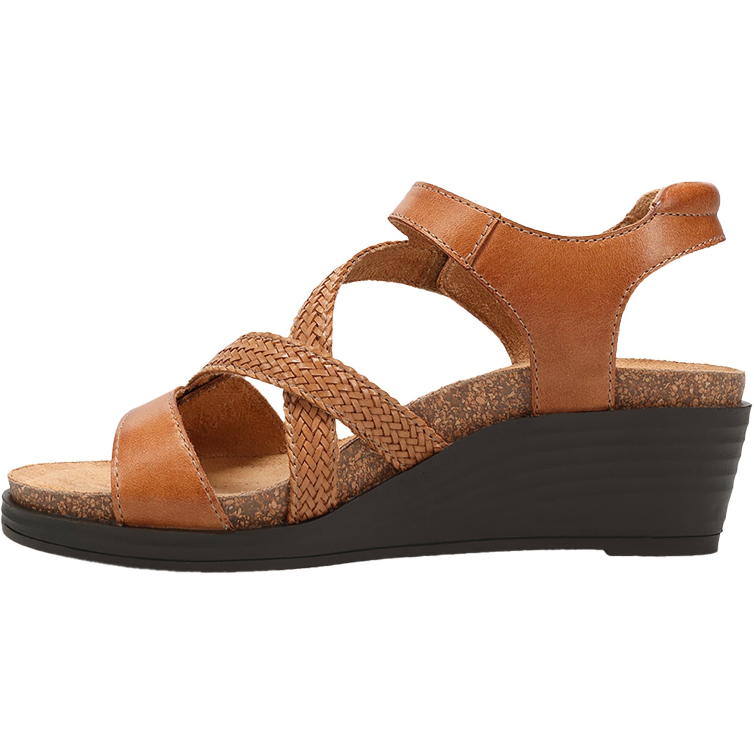 Taos Zecret Women's Wedge Sandals Caramel
