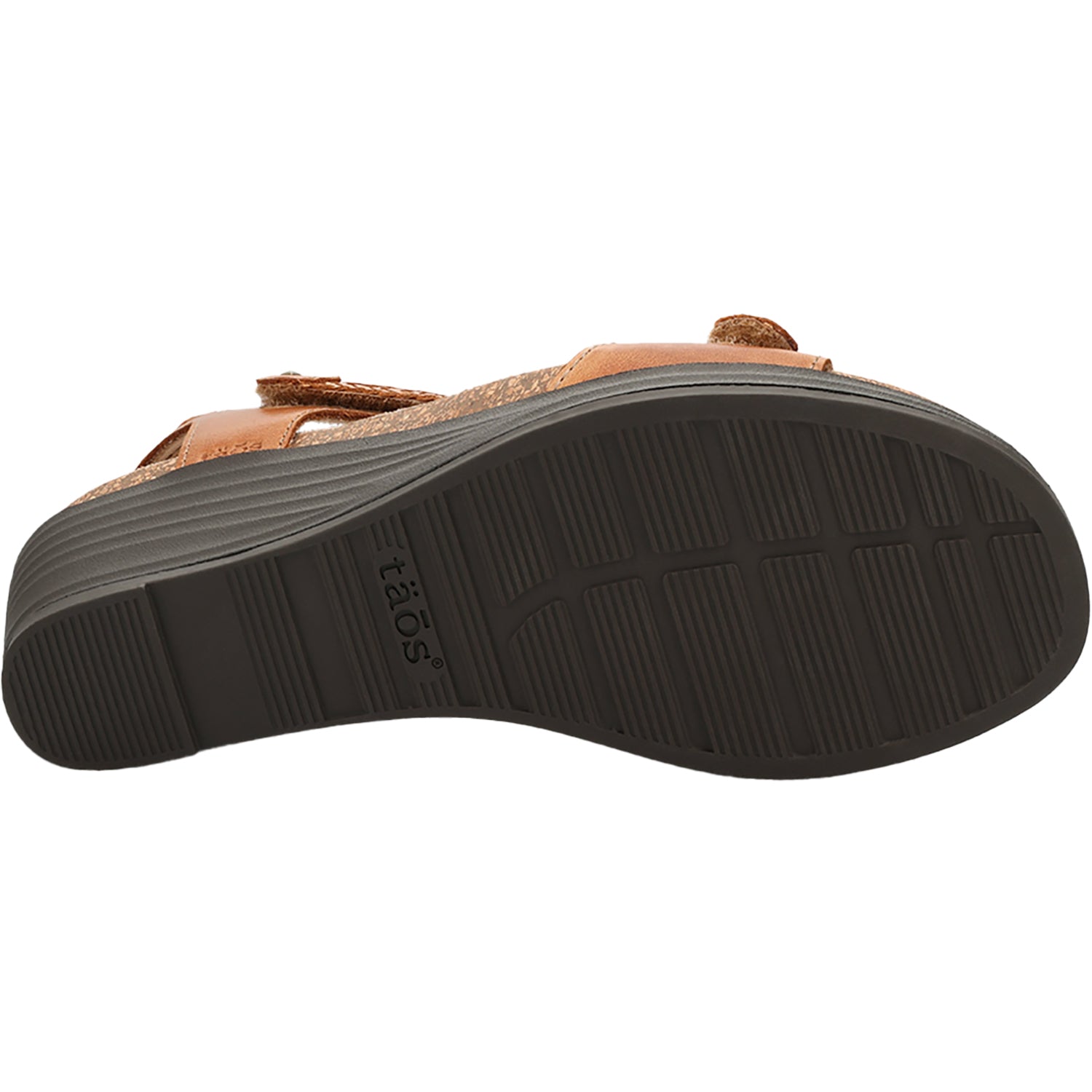 Taos Zecret Women's Wedge Sandals Caramel