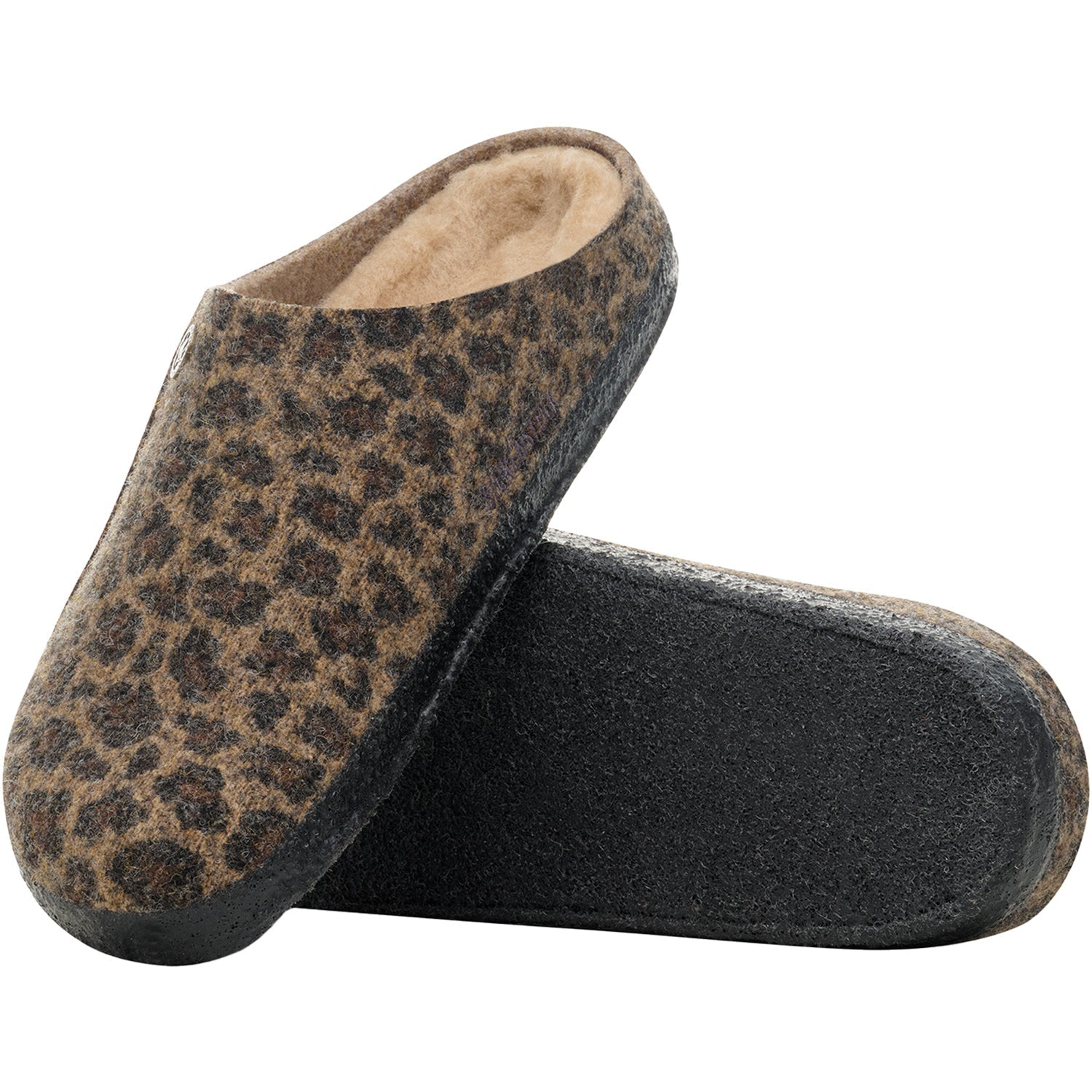 Birkenstock Zermatt Shearling Women's Open Back Slippers Leo Toffee