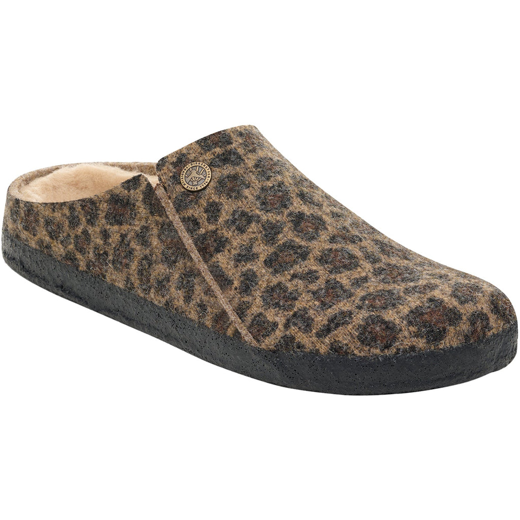 Birkenstock Zermatt Shearling Women's Open Back Slippers Leo Toffee