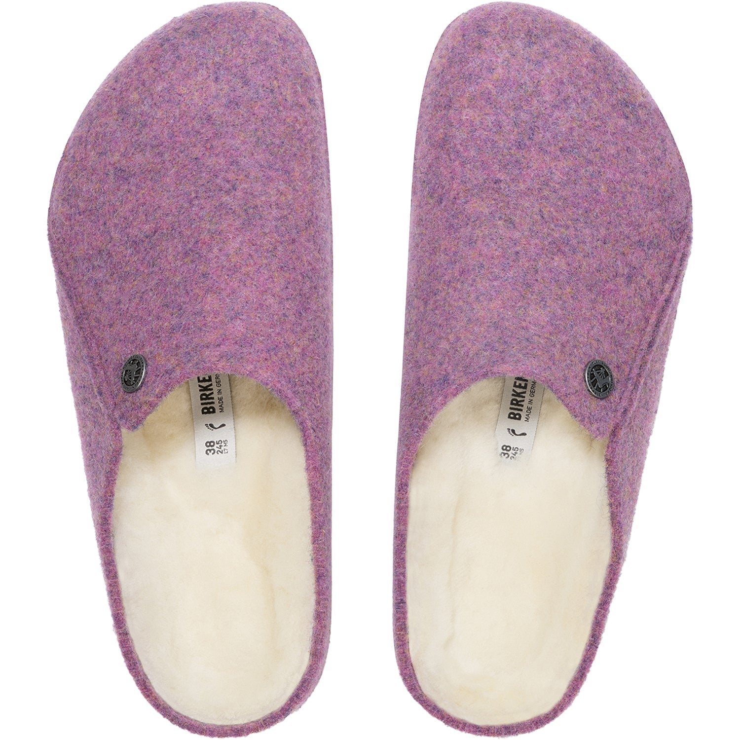 Birkenstock Zermatt Shearling Women's Open Back Slippers Mauve