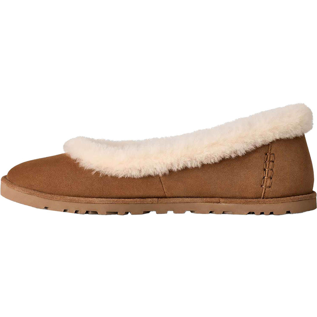 UGG Zora Ballet Flat Women's Flats Chestnut